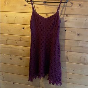 Skull lace skater dress